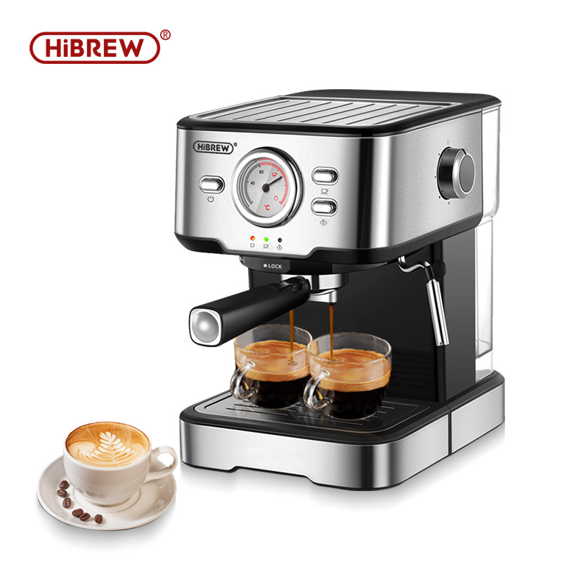 Hibrew Coffee Machine H5 Italian Semi-Automatic Home and Business Dual-Use Hot and Cold Dual-Temperature Milk Foaming Machine