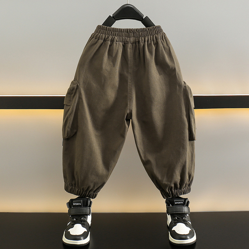 子供服男の子のごろつきのハンサムなズボン|undefined