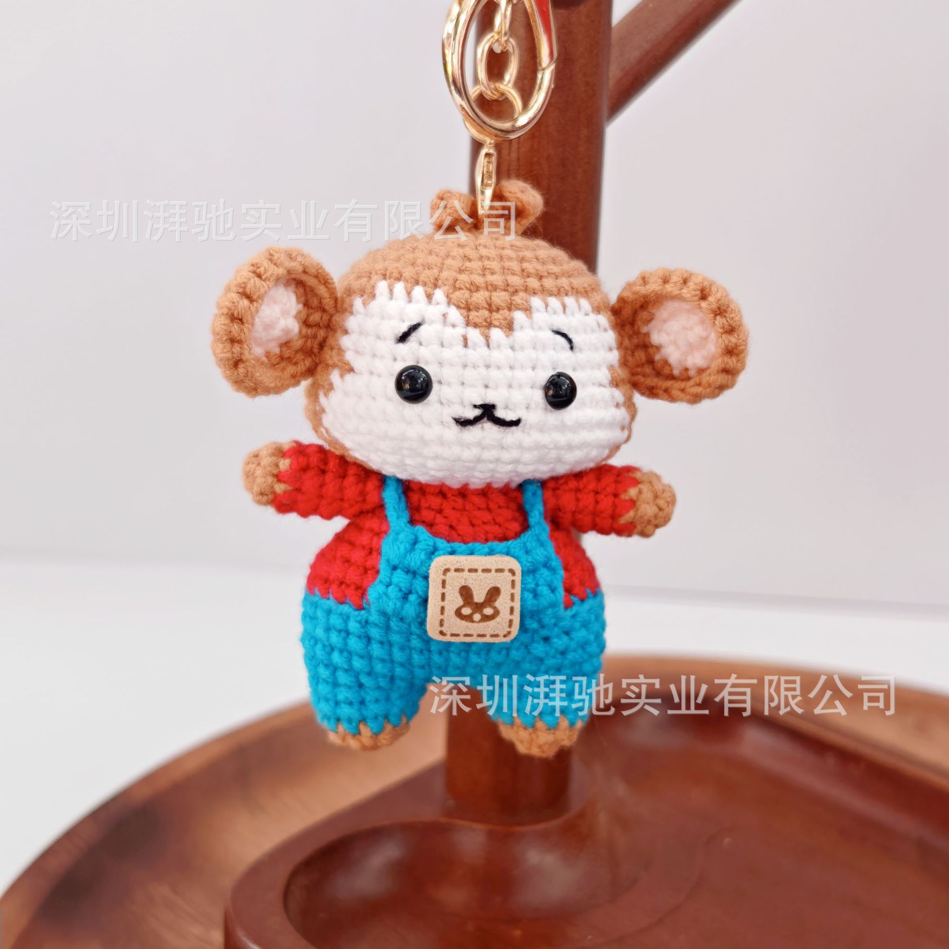 Colgantes de animales del zodiaco tejidos a mano, muñecos de lana hechos a crochet, accesorios decorativos para bolsos, regalos al por mayor y al detalle. image 25