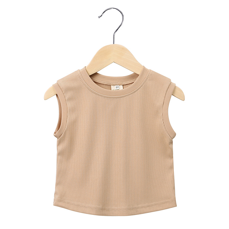 Casual Solid Color Polyester Girls Clothing Sets display picture 2