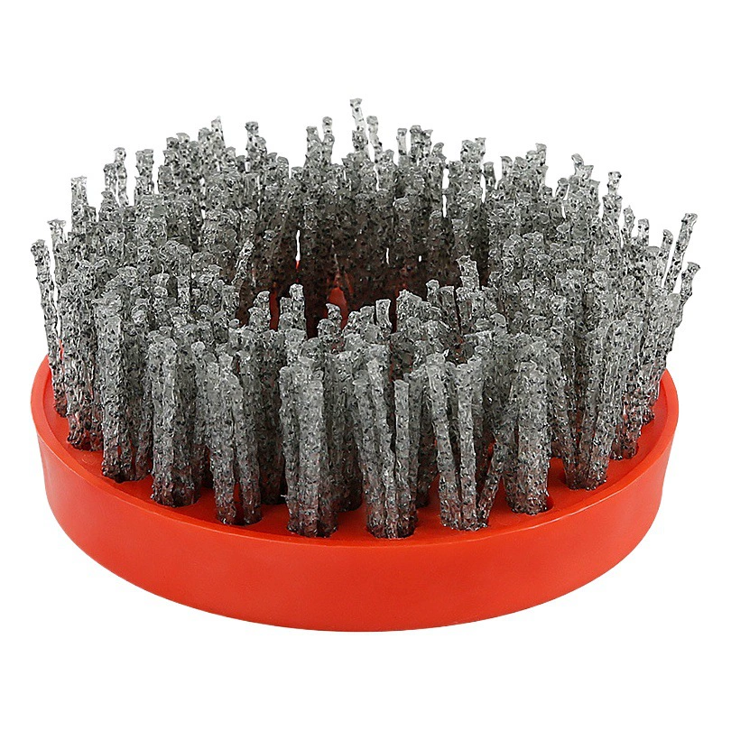 Каменный рельеф старинная шлифовальная щетка 4-дюймовая мраморная гранитная поверхность личи огненная плита ремонт полировальная проволочная щетка