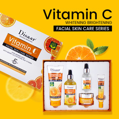 Cross-border Disaar vitamin C skin care product set hydrating moisturizing brightening essence skin care set wholesale Skincare