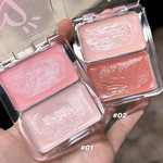 MGL元气水光肌双色腮红膏盘立体高光多用提亮自然光泽滋润