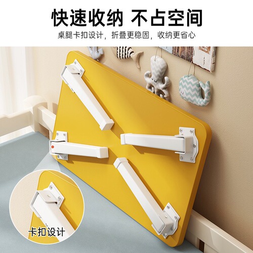 Bedside desk foldable dorm lazy person computer desk bedroom balcony small table student upper bunk study writing desk