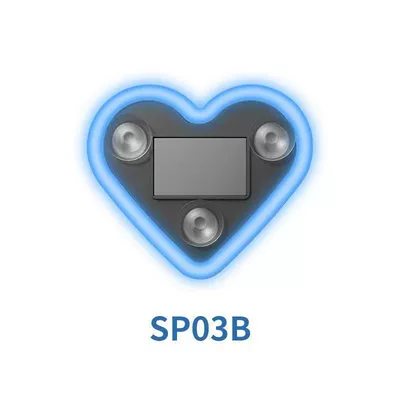 Triangular Window Peach Heart Atmosphere: Other Automotive Exterior Supplies - blue-love-lamp-pair-with-suction-cup-model