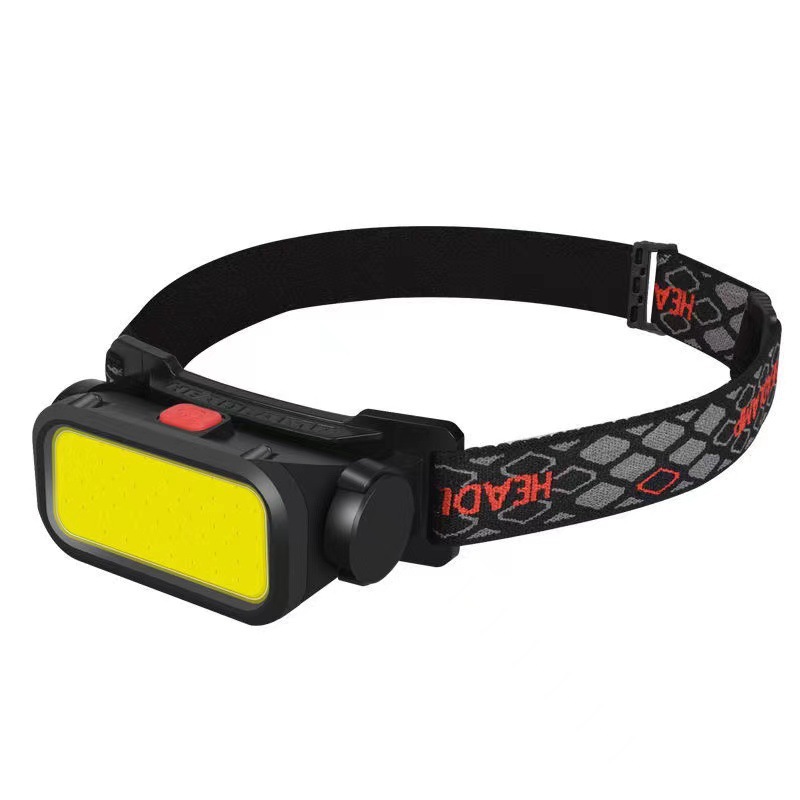 Luz transfronteriza iluminación de luz alta camping al aire libre montaña corriendo USB carga flash luz alta cabeza de luz