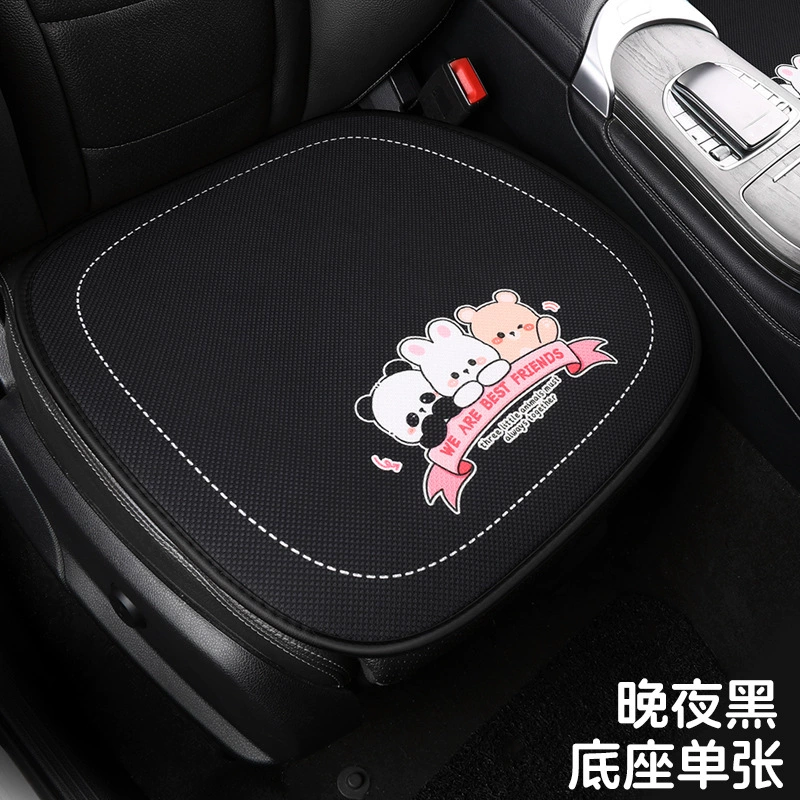 Мультяшный печатный коврик сиденья мультяшный печатный набор коврик для автомобильного сиденья