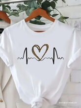 With Crown Heart Design Plus Size All-Season Casual Attire