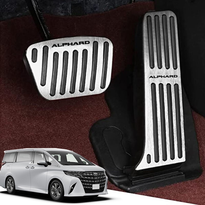 Suitable for Toyota 23 Alfa Accelerator Pedal Anti-Slip Brake Pedal Alphard Vellfire40 Series Suitable for Toyota 23 Alfa Accelerator Pedal Anti-Slip Brake Pedal Alphard Vellfire40 Series