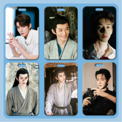 鄧為卡套批發塑料滑蓋學生校牌飯卡胸牌小卡工作證卡套門禁公交卡