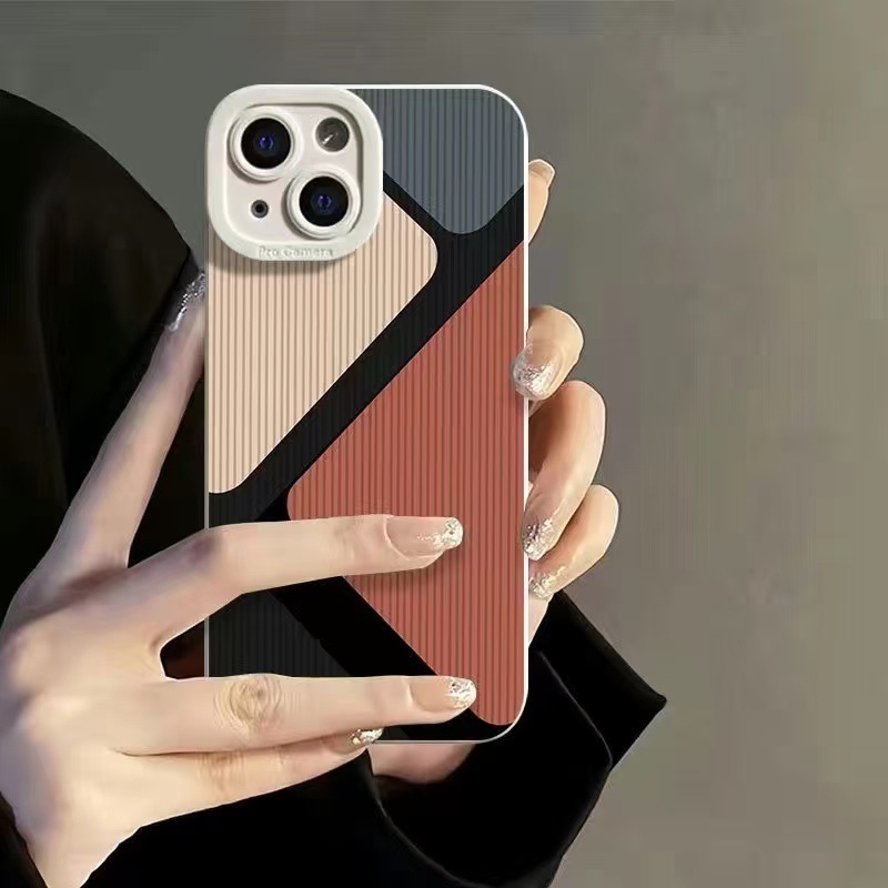 Nueva aplicación iphone16promax funda para teléfono móvil estilo europeo y americano Apple 15 anti-caída 14pro/13/12 creativo x