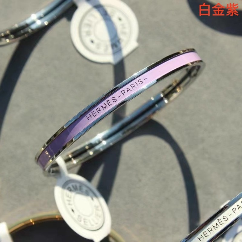 HERMES爱马仕高品质字母h珐琅兔子手镯奢华时尚简约情侣闺蜜礼物|undefined