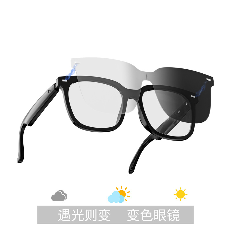 A15磁吸套镜智能变色蓝牙眼镜耳机ai翻译实时会议记录同声传译|undefined