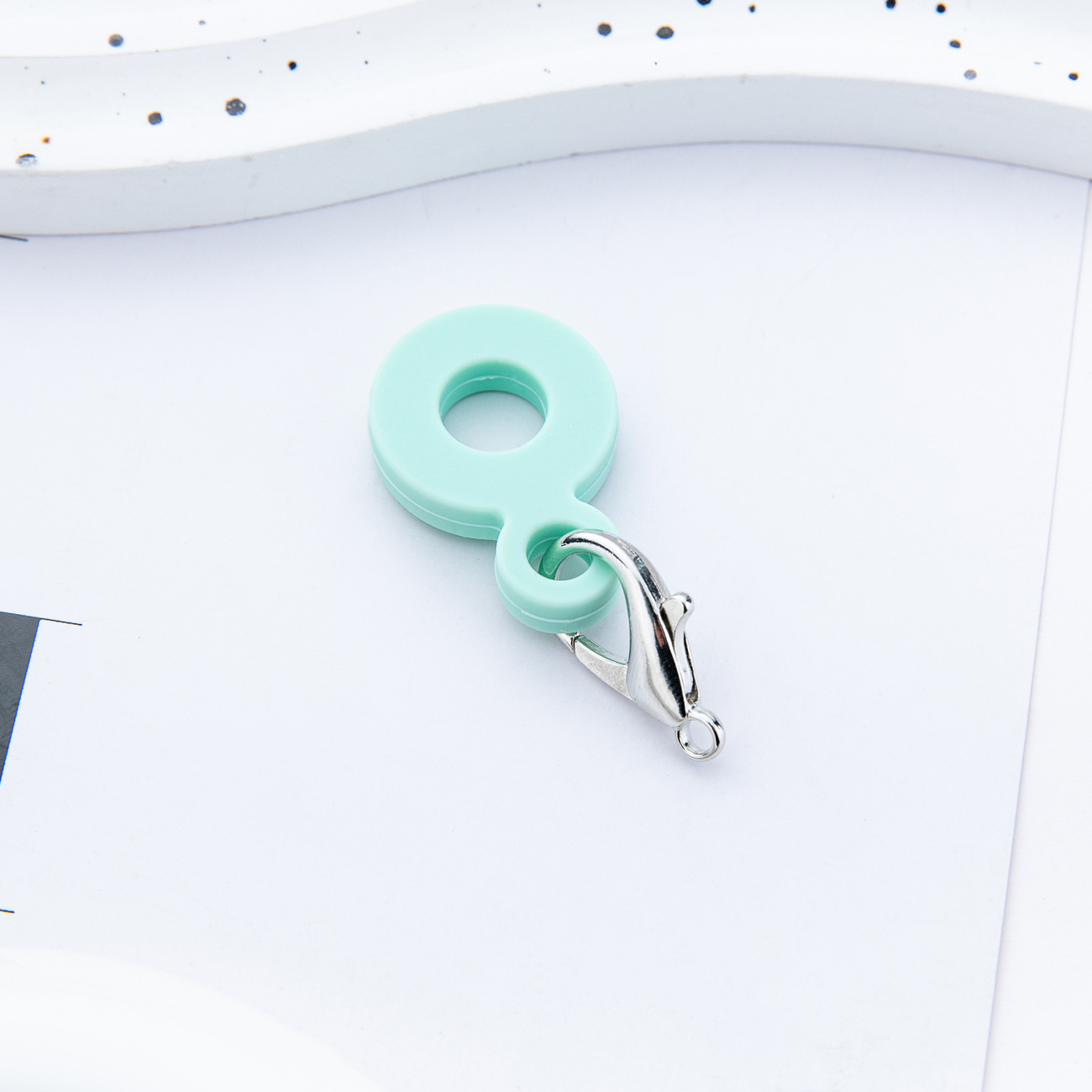 Transfronterizo DIY colgante de paja de silicona para 8mm - 10mm taza de agua colgante de paja de silicona fábrica directa