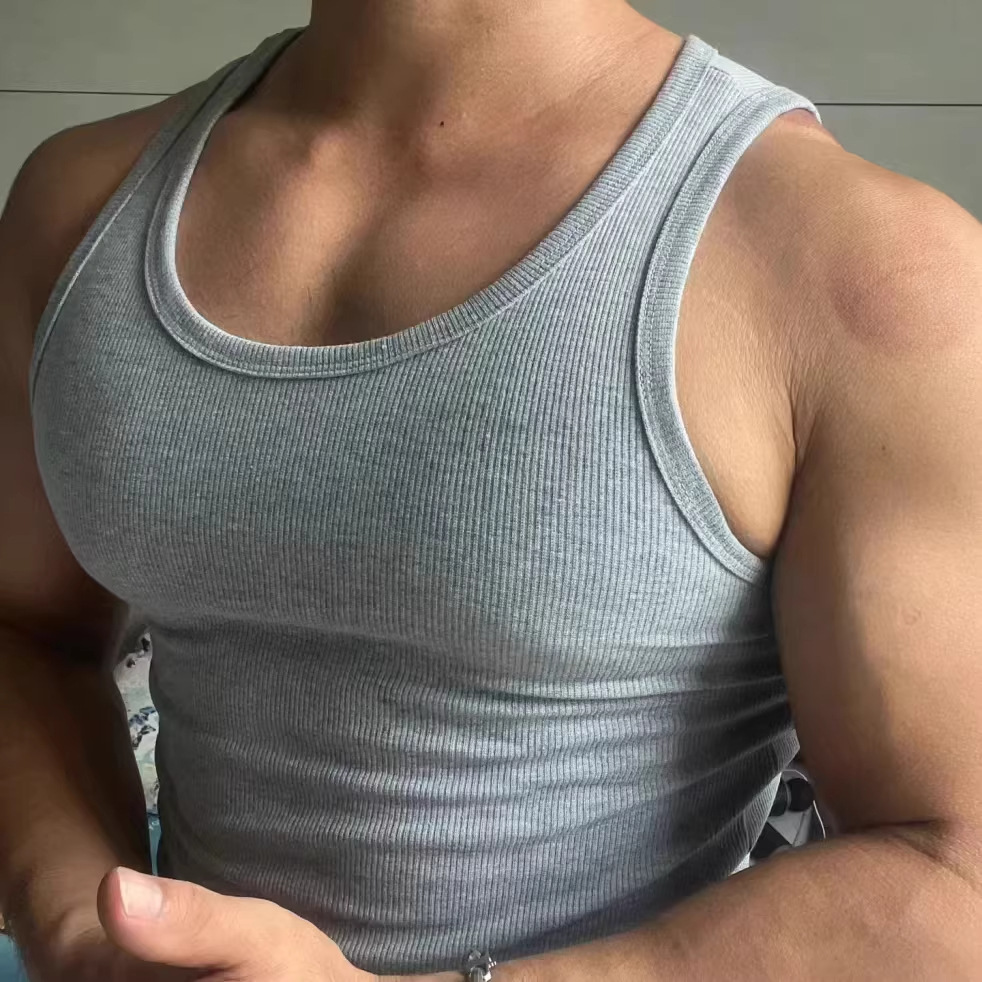 Summer elastic quick dry T-shirt sleevless