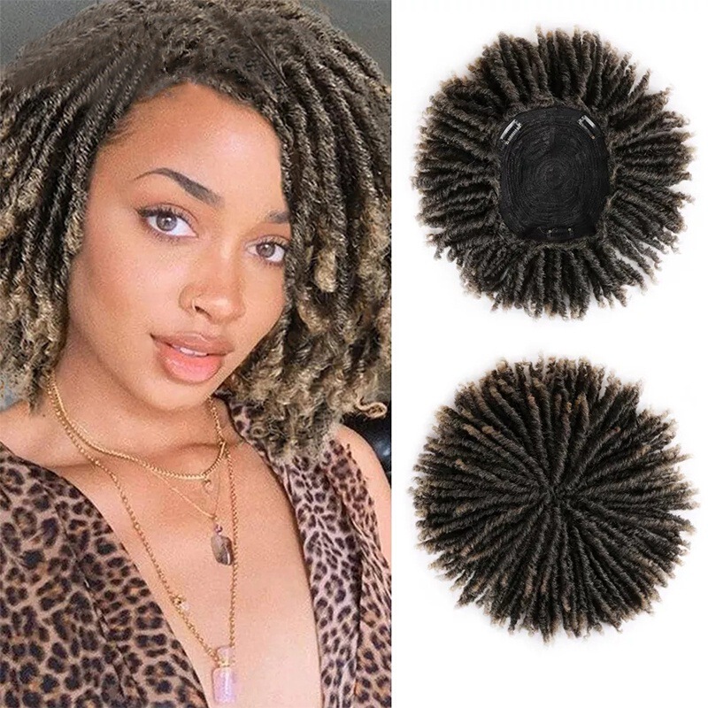 Wholesale Unisex Black African Spiral Mesh Dreadlocks Ready-Made Dreadlocks Wig African Wig Spiral Curls