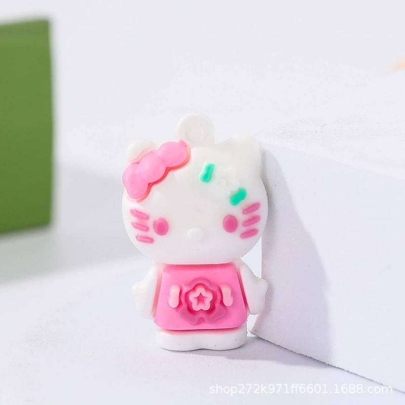 Ключница (Sanrio) кулон из силикона Kuromi, милый рождественский талисман, 3 × 1 × 4 см, assorted
