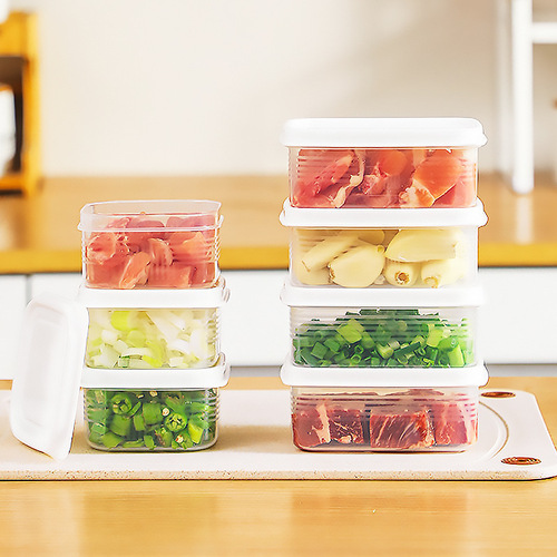 Thickened fresh-keeping storage box, sealed plastic crisper box, refrigerator, microwave oven, heated lunch box, food sealed box wholesale