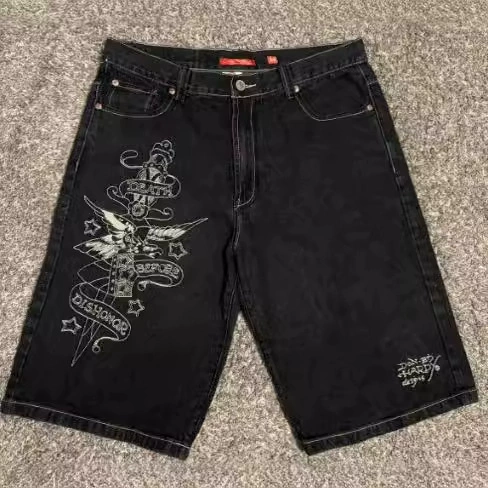 Трансграничные фабрики прямых продаж европейские и американские джинсы с принтом хип-хопа