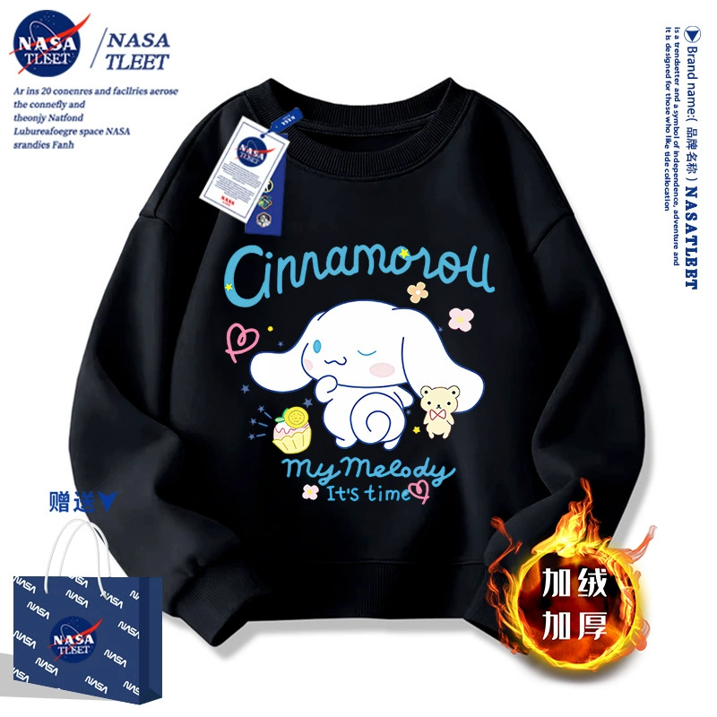 NASA совместимый новый мультяшный стиль студент верхняя одежда осень-зима милый песик Cinnamon dog Cinnamoroll толстовка