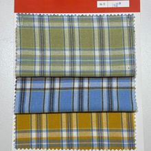 厂家现货 全棉色织格子布21支纯棉面料 休闲服装衬衫裙裤子面料