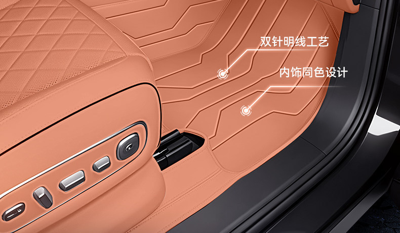 Suitable for Nio ES8, full-coverage floor mats for 26 models of five, six, and seven-seater cars, modified interior accessories, trunk mat