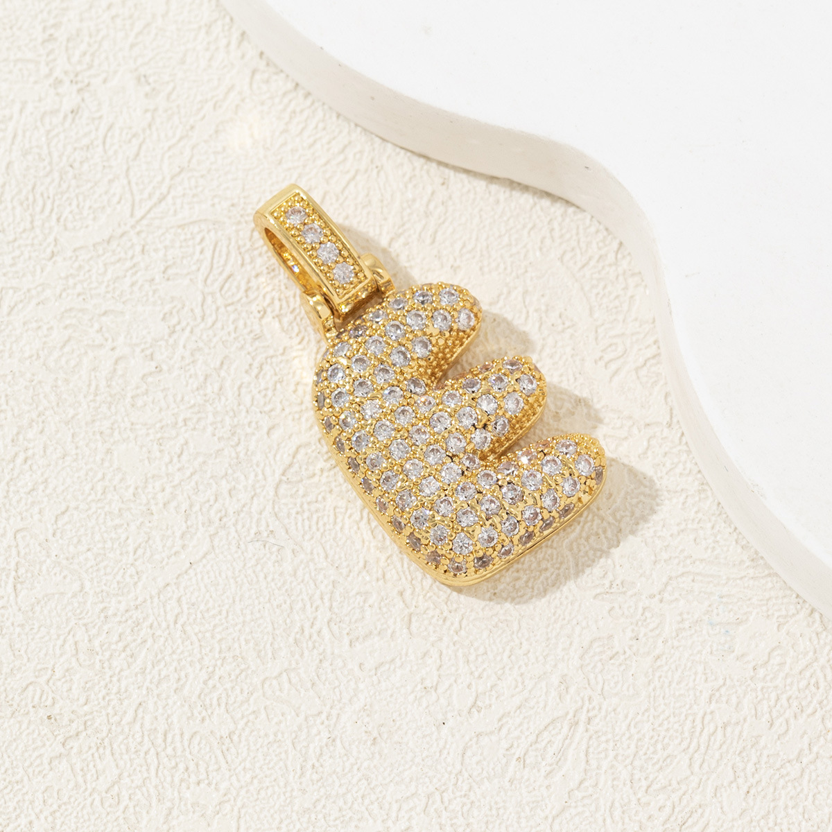 1 Piece Copper Letter Polished Pendant display picture 8