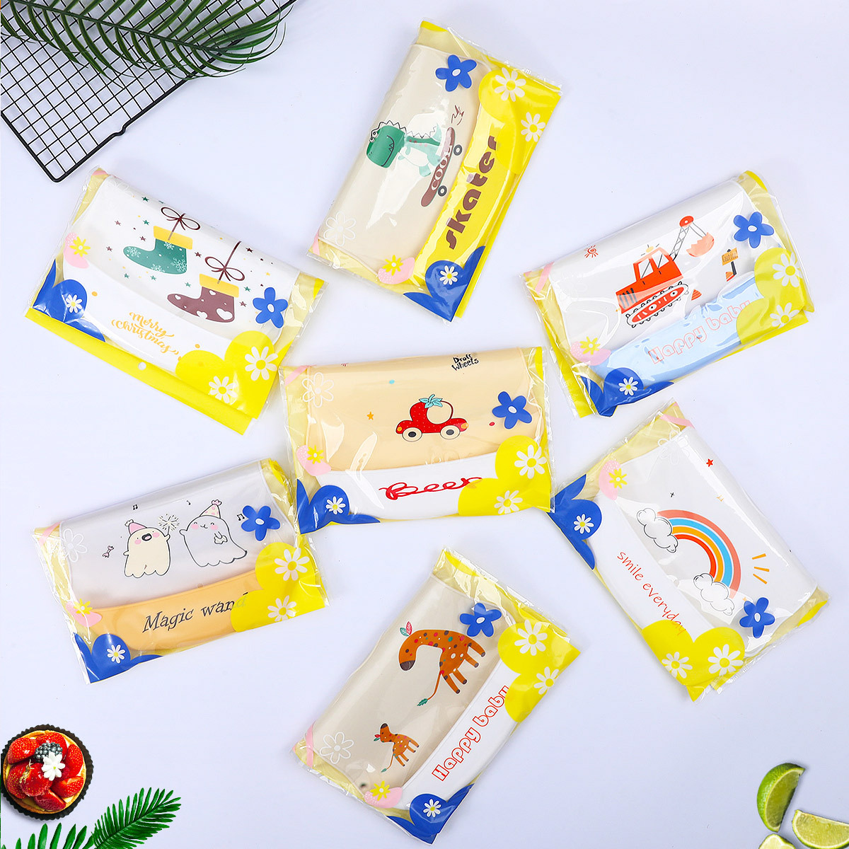 Cross-border baby silicone super soft saliva bag baby eating bib waterproof saliva towel children newborn eating bag