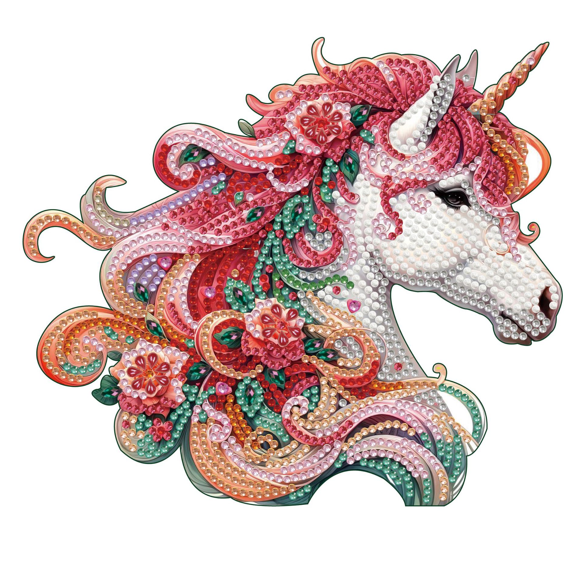 Diamante de bricolaje hecho a mano transfronterizo dibujo punto diamante 5D placa de yeso tridimensional adorno de juguete dinosaurio dibujos animados pintura infantil