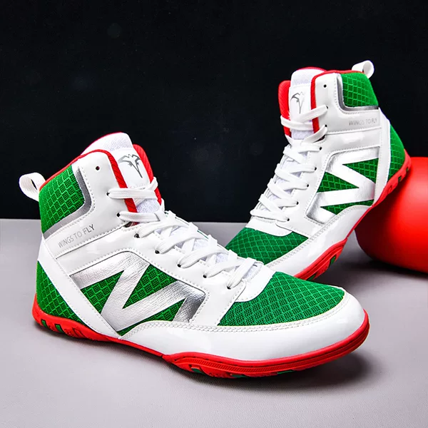 Professional Boxing Shoes, Sanda Fighting Shoes, Non-Slip and Wear-Resistant Martial Arts Training Boxing Shoes, Taekwondo Muay Thai Men's Fighting Shoes