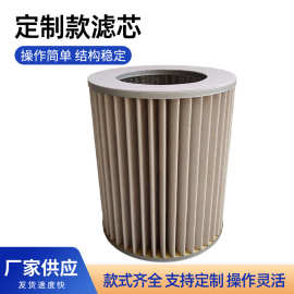 不锈钢折叠滤芯390*430除尘滤芯覆膜阻燃工业除尘设备核心过滤器