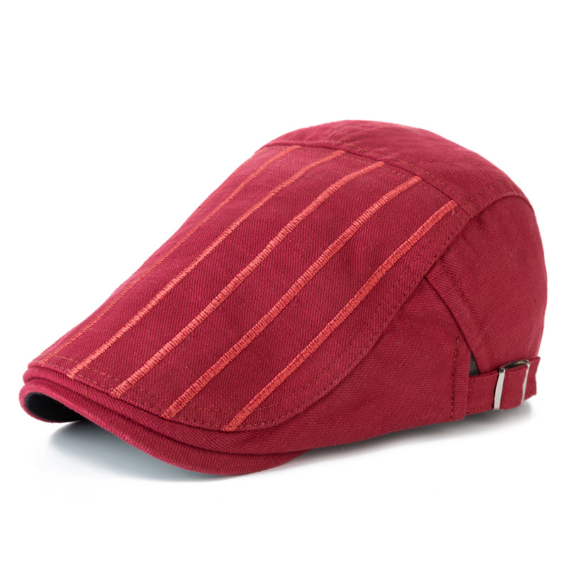 Neue Herren Frühling/Sommer Baskenmütze Baumwolle Casual Sonnenschutz Ente Zunge Maler Mode Britischen Forward Hut_voghion.com