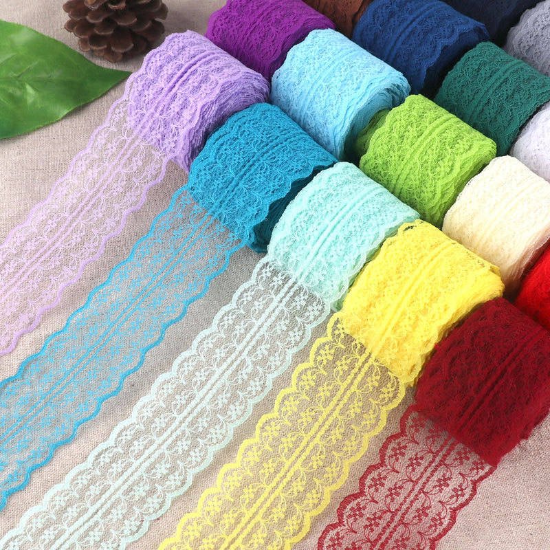 Factory Direct Sales in stock 4.5cm color non-elastic lace rice-shaped clothing DIY accessories Factory Direct Sales in stock 4.5cm color non-elastic lace rice-shaped clothing DIY accessories