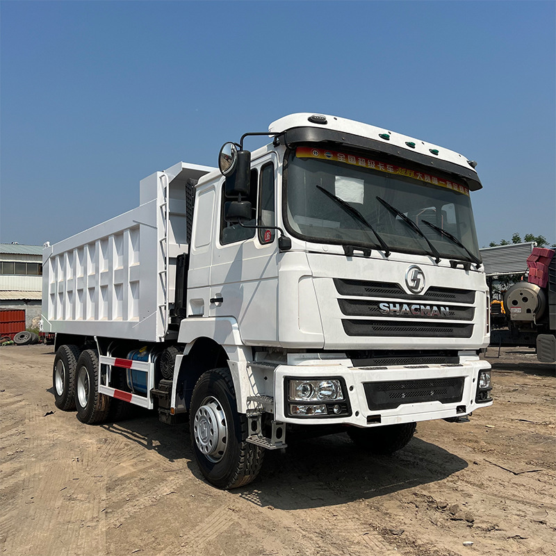 Shaanqi Delong F3000 dump truck for cross-border sales, eight-wheeled mining engineering vehicle, 375 horsepower dockside loading truck