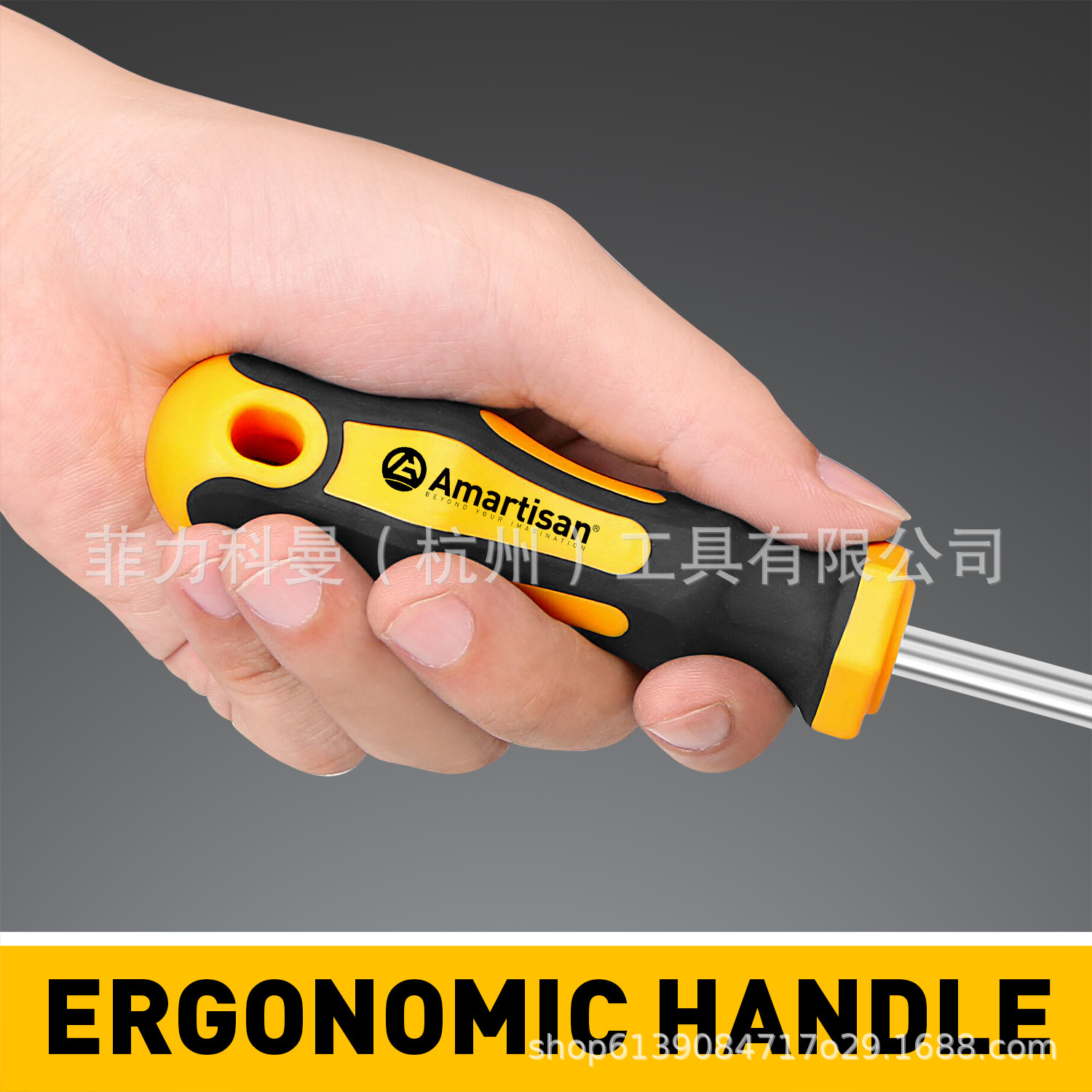 El juego de destornilladores magnéticos de 10 piezas tiene un agarre de amortiguación profesional de punta puntiaguda de ranura cruzada a la venta