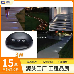 Wholesale led Trail light rainproof transparent turtle back light buried light courtyard corridor light corner wall light ultra-thin floor light