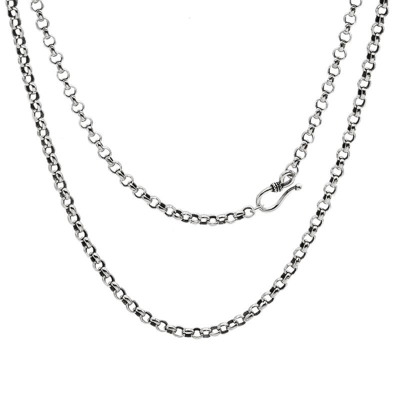 trend retro universal necklace for men and women pearl