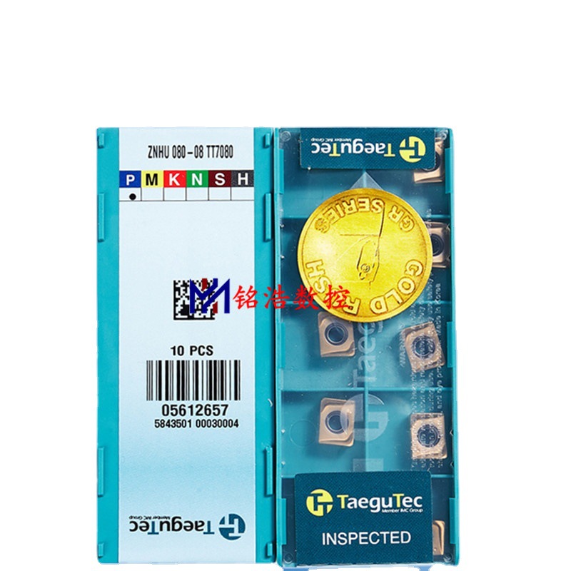 韩国特固克硬质合金涂层数控铣削刀具ZNHU080-08 TT7080铣刀片