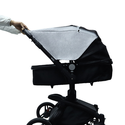 Factory direct sales high view stroller awning accessories anti-UV sunscreen two-way car light blocking