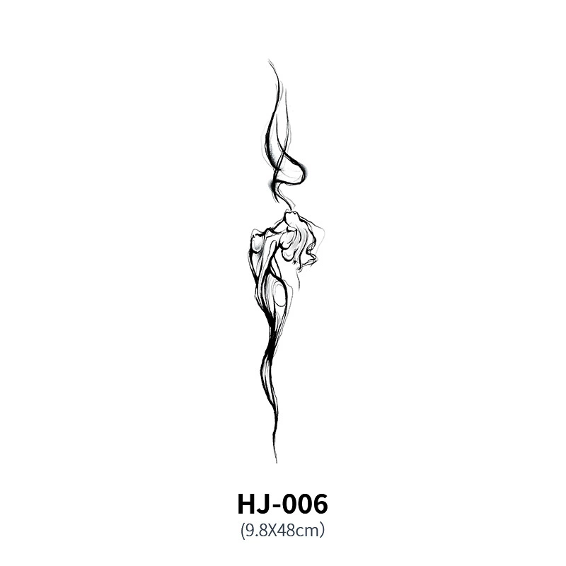 Waterproof tattoo stickers, sexy herbal sticker, long-term effect, English letters