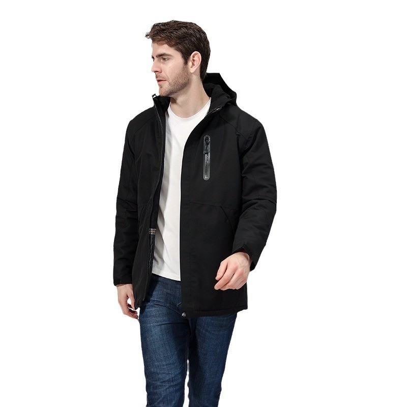 Carregamento USB aquecimento externo masculino inteligente impermeável quente casal jaqueta, cycg esqui terno, moderno_voghion.com