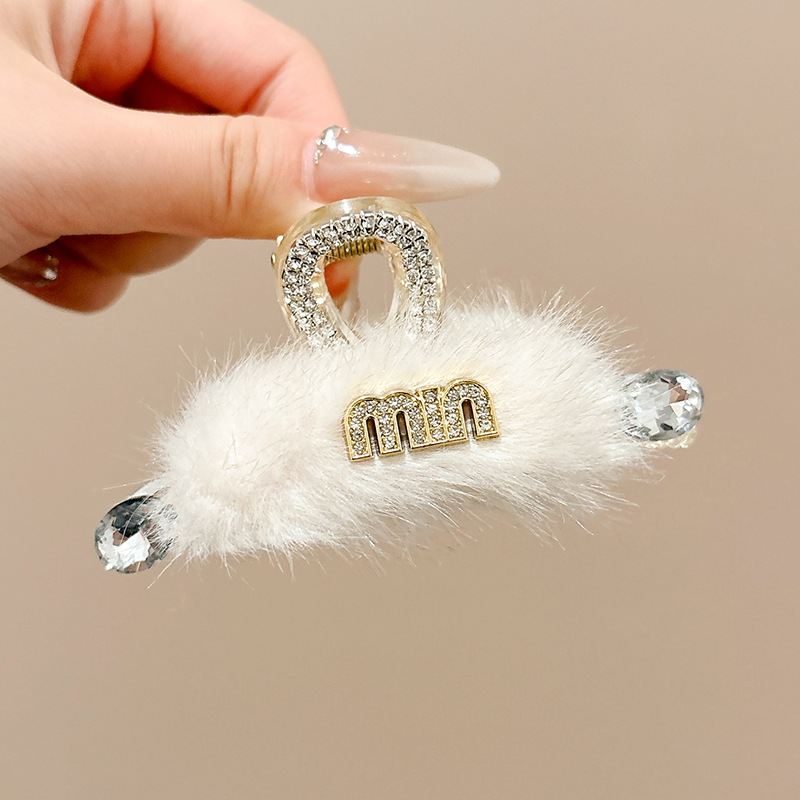 Clip grande para el cabello, pinza elegante para mujeres con cabello grueso