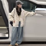 秋季新款女童女孩拉链衫