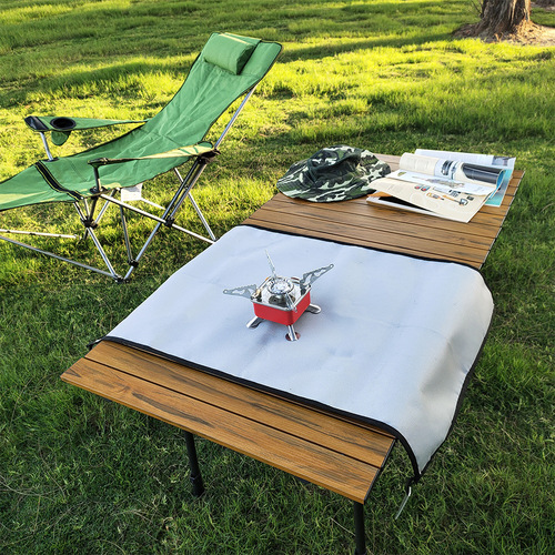 Cross-border outdoor fireproof mat, high-temperature fire-resistant blanket, camping barbecue flame-retardant heat-insulating pad, fireproof cloth, fire pit mat