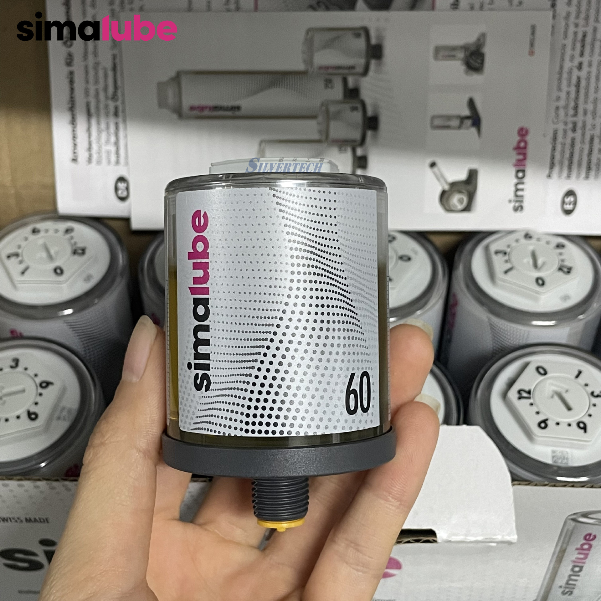 司马泰克自动注油器60ML多用途油脂数字化润滑管理欧盟防爆认证