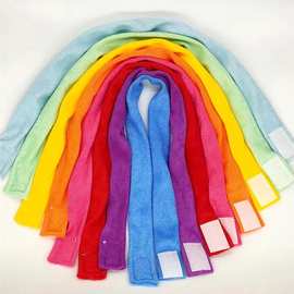 亚马逊新款儿童咀嚼带魔术扣头带SPA美容运动瑜伽吸水毛巾布头带