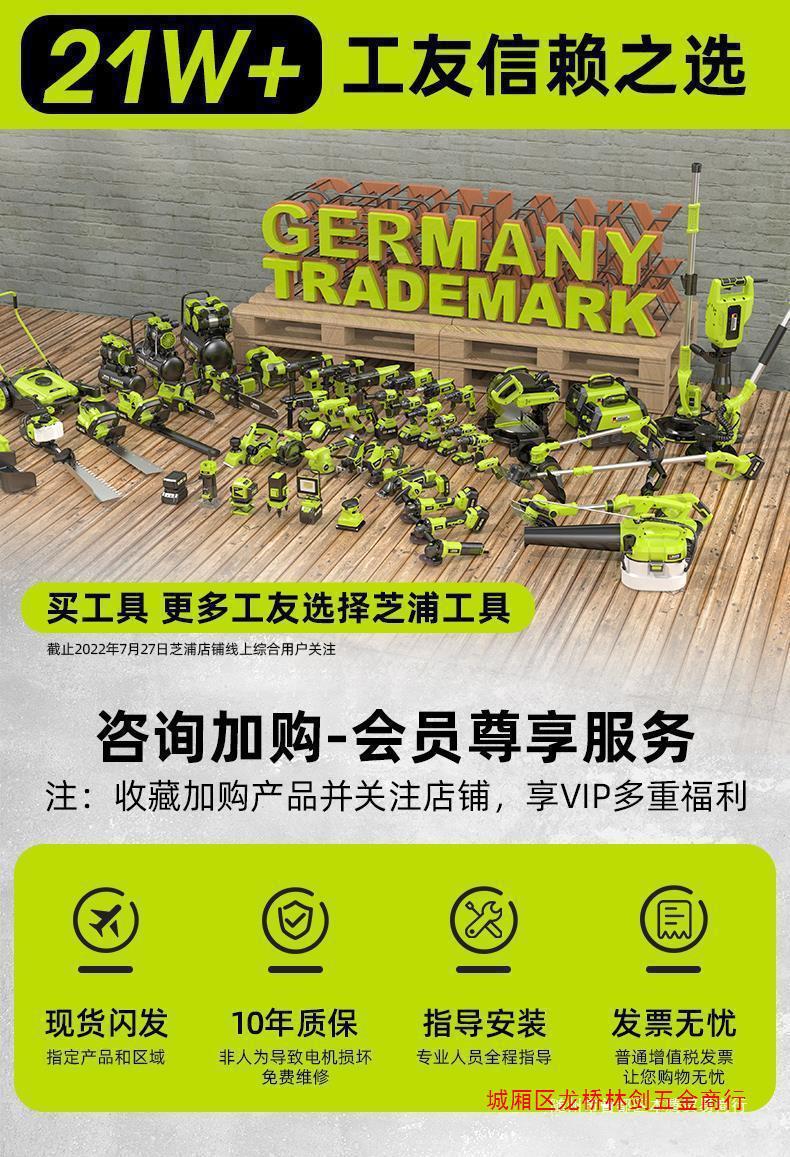German Zhipu air compressor pump small 220v air compressor oil-free mute industrial grade woodworking high pressure