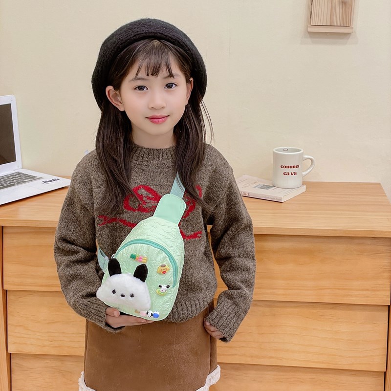 Cartoon Girl Princess Versatile Chest Bag Cute Doll Travel Lightweight Shoulder Bag Casual Crossbody Bag Wholesale