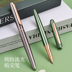 現品の卸売りの万年筆の金属の学生は字を練習します。