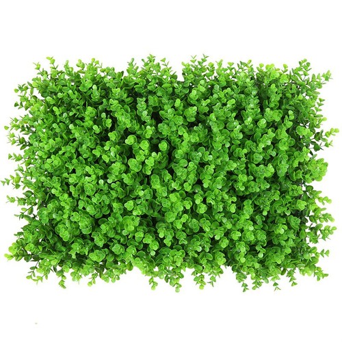 Cross-border green plant wall simulated plant lawn plastic artificial fake grass turf living room balcony green background flower wall entrance